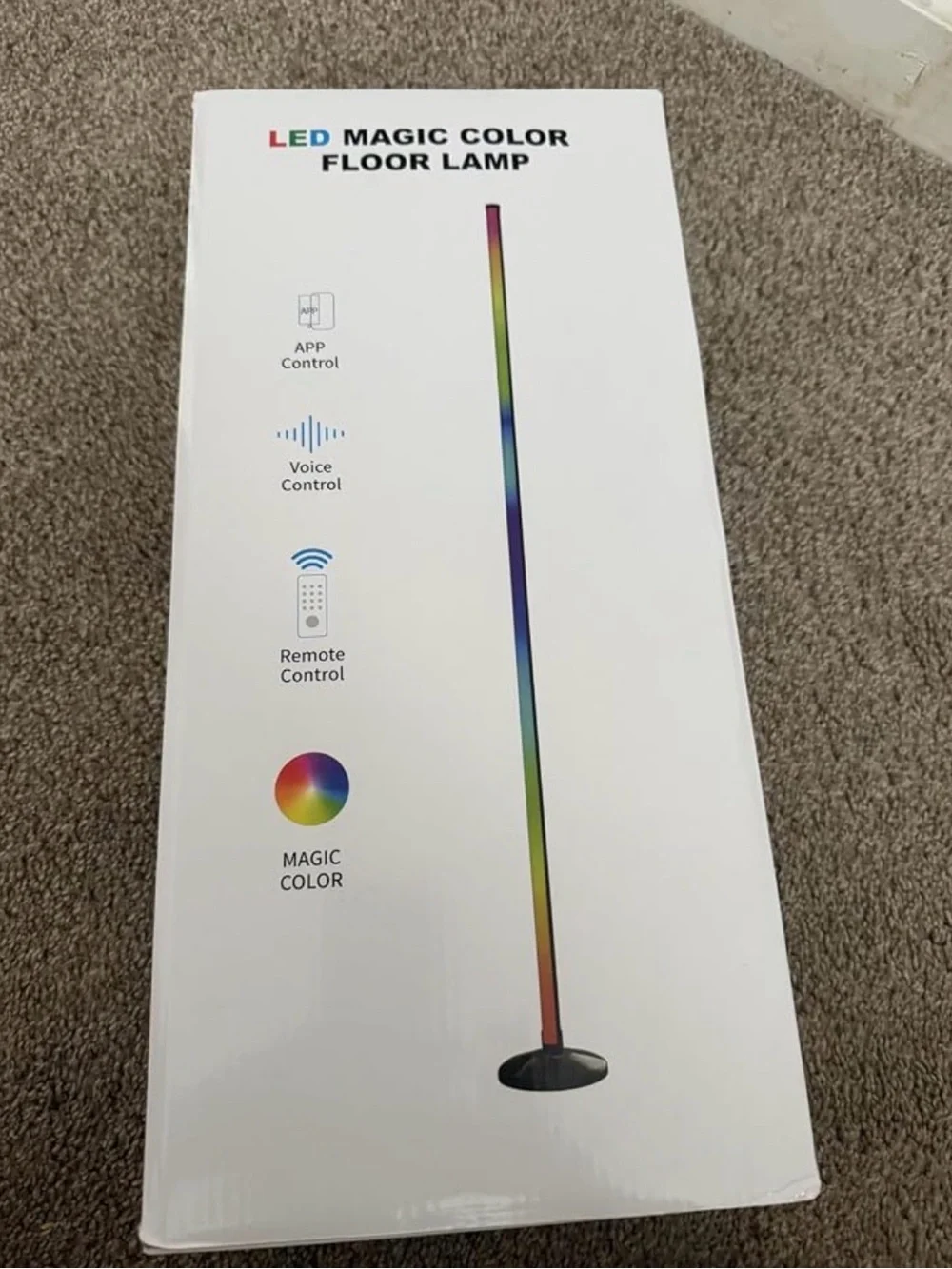 LED Ambient TV Backlight & Floor Lamp - Multicolor